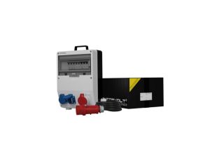 Rozdzielnica budowlana z kablem TD-S/FI SKH 16A 2x230V Schuko Doktorvolt 9795
