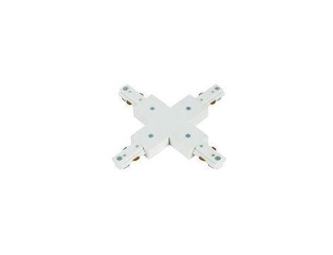 Konektor czwórnik LUXSYSTEM-1F white biały CreeLamp krzyżak