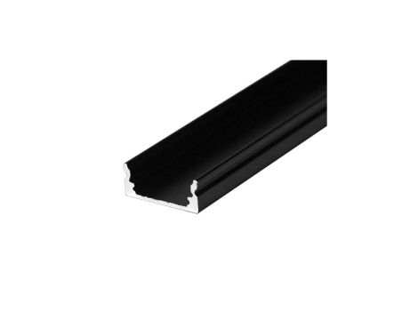 Profil czarny 1m MiniLUX12 (do RGBW) nawierzchniowy do taśmy led rgbw o szerokości 12mm