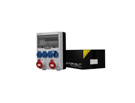 Rozdzielnica budowlana TD-S 2x32A 4x230V Schuko Doktorvolt 2183