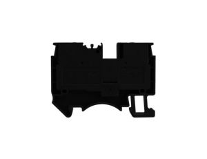 Złączka szynowa przelotowa zaciskowa czarna 6mm2 1P UL