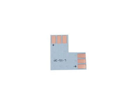 Złączka narożna PCB taśma DUA WHITE 8mm t+t