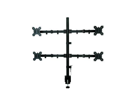 Uchwyt biurkowy do 4 monitorów ART L-04N ART. (biurkowy 13 - 27 max. 10kg)