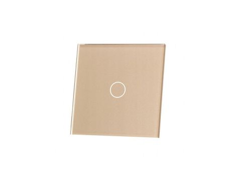 Livolo SZAMPAŃSKI METALIZOWANY PANEL SZKLANY 701-63