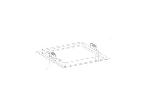 Intelight Ramka do montażu podtynkowego STARLED QUAD biała 93001