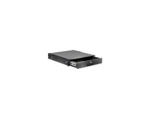 Szuflada do szaf Rack 192U z zamkiem, 465mm, czarna