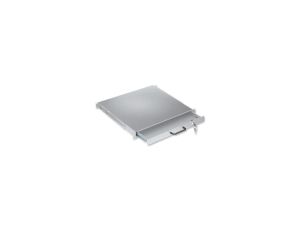 Szuflada do szaf Rack 191U z zamkiem, 416mm, szara