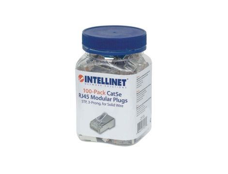 Wtyk modularny RJ45 Cat5e 3-ząbkowy na drut 790574 /100szt./
