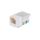 Moduł Keystone RJ45 Cat6 UTP z funkcją blokady portu, biały