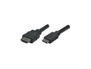 Kabel HDMI - Mini HDMI 4K*30Hz 1.8m Czarny