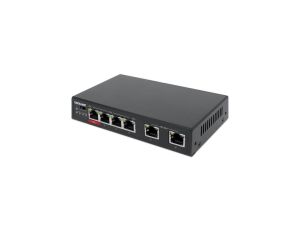 Switch 6 portów RJ45 10/100 w tym 3x PoE i 1x High-Power PoE
