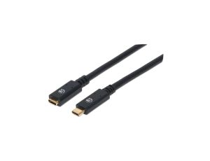 Kabel Przedłużacz USB-C 3.2 Gen1 M/F 1m 60W 3A