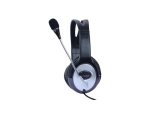 Słuchawki Komputerowe Stereo z Mikrofonem 3.5mm Zamknięte
