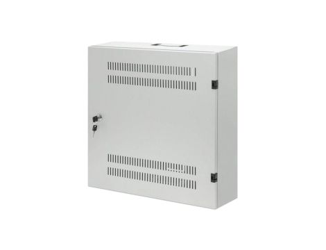 Niskoprofilowa szafa wisząca 4U + 2U Rack 19, szara