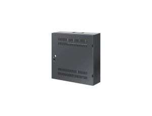 Niskoprofilowa szafa wisząca 4U + 2U Rack 19, czarna