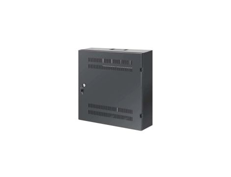 Niskoprofilowa szafa wisząca 4U + 2U Rack 19, czarna