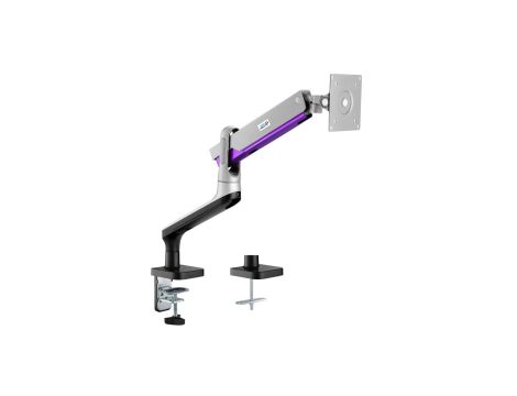 Uchwyt do monitora Ergo Office, premium ze sprężyną gazową, podwójne ramię 17-32 9 kg, ER-436