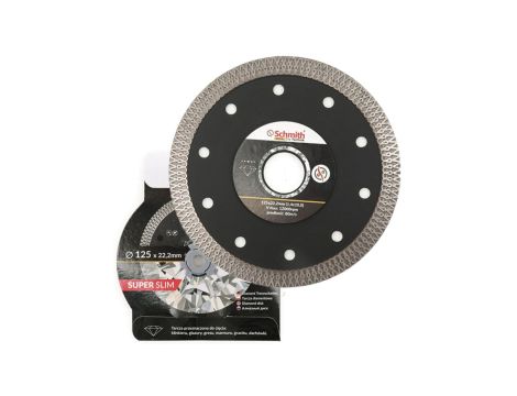 Tarcza diamentowa 125mm do gresu płytek Premium SLIM - Schmith