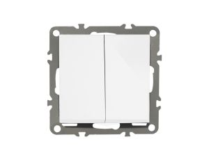 QUADRA Łącznik świecznikowy biały