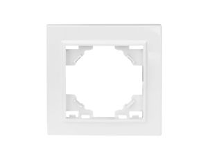 QUADRA Ramka pojedyncza biała QR-R1