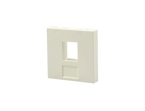 Adapter keystone pojedynczy 2M 45x45 biały Mediabox