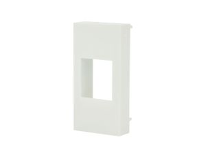 Adapter keystone pojedynczy 1M 22,5x45 biały Mediabox