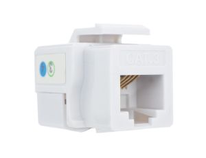Moduł keystone telefoniczny kat.3 RJ11 6P4C biały Alantec