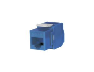 Moduł keystone RJ45 UTP kat.6 nieekranowany beznarzędziowy niebieski NEKU