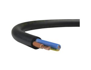 Przewód prądowy H05VV-F / OWY 500V 3x1 warsztatowy czarny linka Elektrokabel /100m/