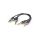 KLOTZ Zestaw 3x Kabel Złączka do Efektów Gitarowych Jack 6,3mm Mono (wtyk / wtyk) 30cm