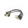 KLOTZ Zestaw 3x Kabel Złączka do Efektów Gitarowych Jack 6,3mm Mono (wtyk kątowy / wtyk kątowy) 15cm