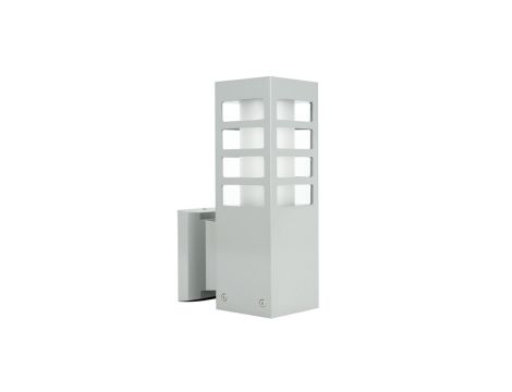 Kinkiet zewnętrzny RADO III K AL, E27 max 18W, kolor srebrny 0438621