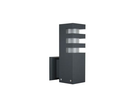 Kinkiet zewnętrzny RADO K DG, E27 max 18W, kolor antracyt 0438621
