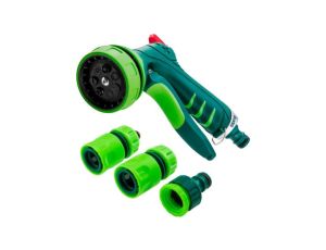 Zestaw z pistoletem zraszającym złączkami przyłączem do kranu 1/2 15G713