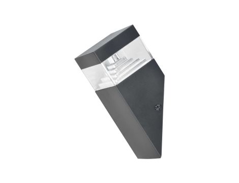 Kinkiet LED 6W 400lm 4000K/neutralna IP44 zewnętrzny stalowy szary SALIX-S 10 6W NW GXPS094
