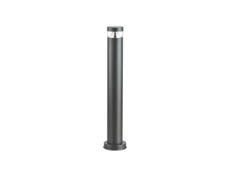 Słupek LED 6W 350lm 4000K/neutralna IP44 zewnętrzny stalowy szary SALIX-R 80 6W NW GXPS105