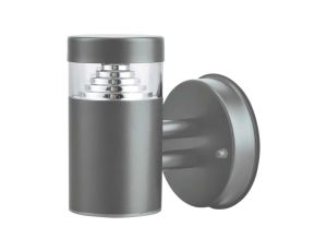 Kinkiet LED 6W 350lm 4000K/neutralna IP44 zewnętrzny stalowy szary SALIX-R 20 6W NW GXPS096