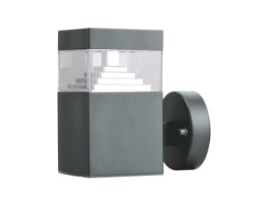 Kinkiet LED 6W 400lm 4000K/neutralna IP44 zewnętrzny stalowy szary SALIX-S 20 6W NW GXPS097