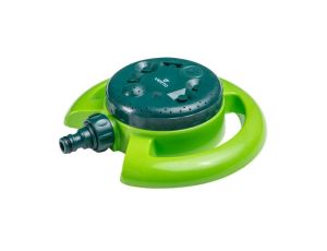 Zraszacz ogrodowy, 8- funcyjny, plastikowy (ABS), pakowany na karcie 15G780