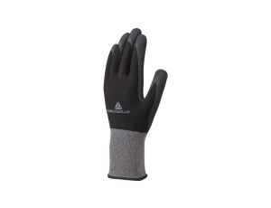 RĘKAWICA DZIANA Z POLIESTRU/SPANDEX - STRONA CHWYTNA Z KROPKAMI Z NITRYLU