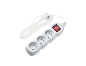 Przedłużacz prądowy 1,5m 3xGN (2P+Z) wyłącznik