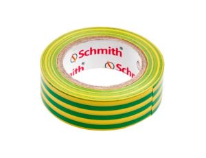 Taśma izolacyjna zielono-żółta mocna 10m samogasnąca - Schmith