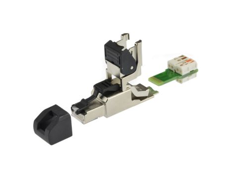Wtyk beznarzędziowy RJ45 8P8C kat.6A ekranowany FTP Telegärtner