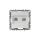QUADRA Gniado komputerowe podwójne RJ45x2 białe