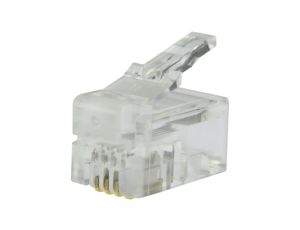 Wtyk telefoniczny RJ10 4P4C NEKU WORECZEK 100szt.