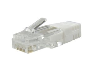 Osłonka wewnętrzna wtyku RJ45 biała WORECZEK 100szt.