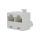 Rozdzielacz telefoniczny RJ45 8P8C 1 wtyk / 2 gniazda kat.3