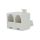 Rozdzielacz telefoniczny RJ12 6P6C 1 wtyk / 2 gniazda kat.3C