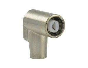 Gniazdo antenowe IEC TV nakręcane kątowe TELMOR na przewód RG6