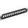 Patch panel pusty RACK 10 1U na 12 modułów keystone czarny